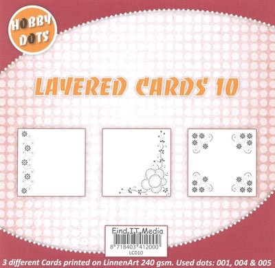 Hobbydots Layered Cards LC010 Hoek/rand/hoekjes