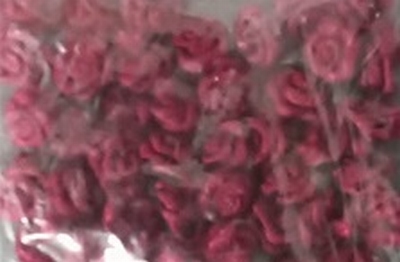 Bloemknopjes roosje 39 bourdeaux