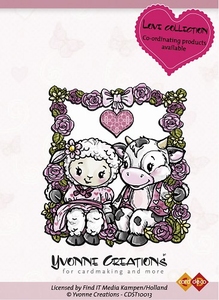 Stempel Yvonne Creations 10013 Love Happy Couple
