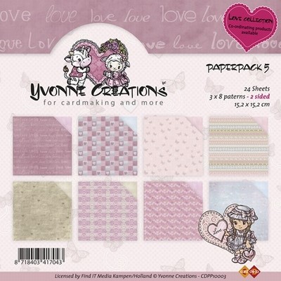 Yvonne's Paperpack CDPP10003 Love 5