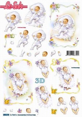 Le Suh 3D Stansvel 680018 Geboorte/baby's