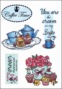 MD clear stamps Els Weezenbeek EWS2207 Coffee time