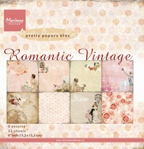 MD Pretty Paper Bloc PK9093 Romantic vintage