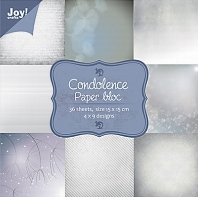 Joy! Papierblok 6011-0029 Condoleance