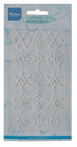 MD Decoration Pearls CA3105 Snowflakes and trees