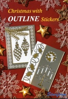 Boekje Starform Christmas with Outline Stickers