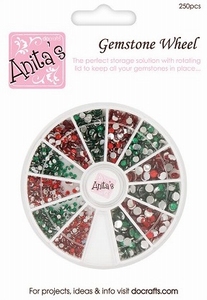 Docrafts Anita's Gemstone Wheel ANT 372191 Red & Green
