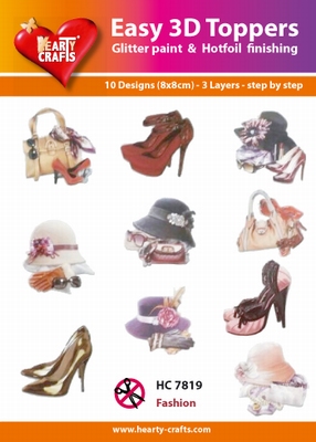 Hearty Crafts Easy 3D Toppers HC7819 Fashion