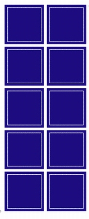 Stickervel Voorbeeldkaarten Transparant 211 Vierkantjes
