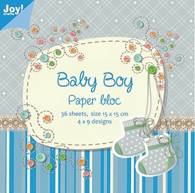 Joy! Papierblok 6011-0024 Baby boy