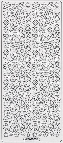 Sticker Natuur Peel-off 0092 Bloemen - Blossum Sparklers