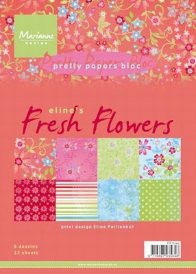 MD Pretty Papers bloc PB7045 Eline's Fresh Flowers