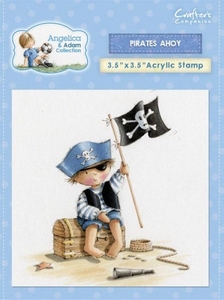 Craft. Comp. Angelica & Adam Clear Stamps Pirates A'hoy