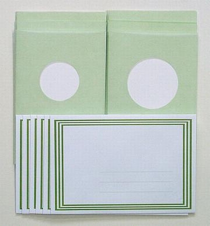 LeCreaDesign Sticker-V-Stitch Passepartout set 30.3508 groen