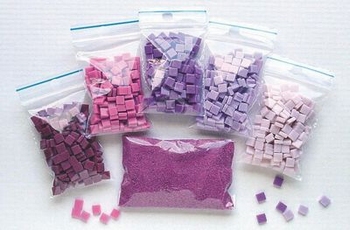 Mozaiek steentjes acryl 556 violet