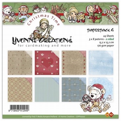 Paperpack Yvonne Creations CDPP10002 Christmas time 4