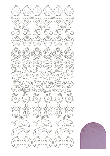Stickervel Charms Mirror STCH013 Candy