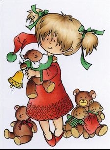 MD clear stamps Hetty's Snoesjes HM9467 Hugging bears