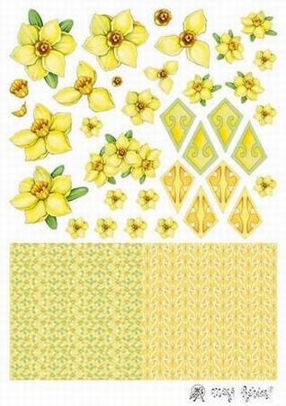A4 Knipvel Crea folding Narcis