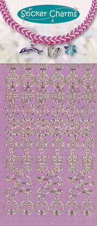 Sticker charms smile 3.9928 Pearl Pink