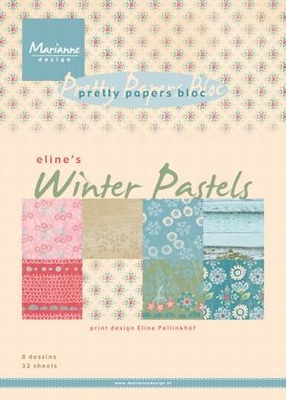 MD Pretty Papers bloc PB7046 Eline's winter pastels