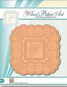 Ann's Paper Art Design Embroidery 003 Square 1