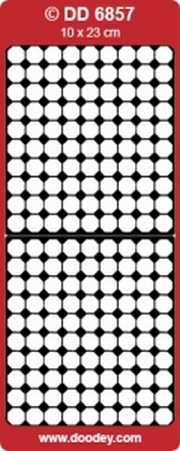 Doodey Achtergrondsticker Stickervel DD6857 achthoek