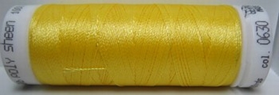 Mettler borduurgaren Poly Sheen 0630 geel