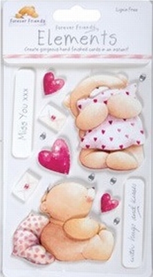Forever  Friends 3731011 Elements topper - With hugs & kisse