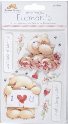 Forever  Friends 3731013 Elements topper - With lots of love