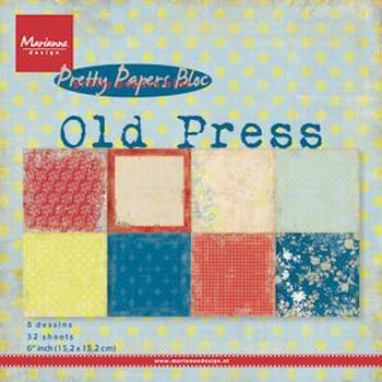 MD Pretty Paper Bloc PK9120 Old Press