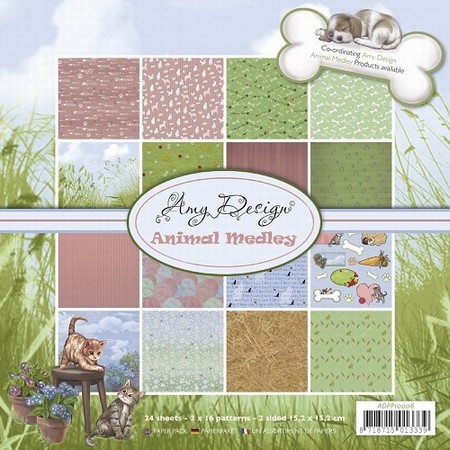 Amy Design Paperpack ADPP10006 Animal Medley