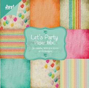 Joy! Papierblok 6011-0044 Let's party