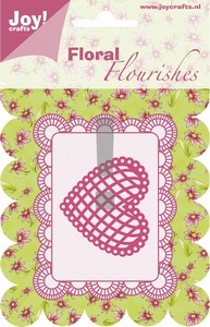 Joy stencil Floral Flourishes 6003-0005 Hart/heart