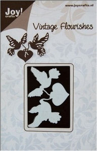 Joy stencil Vintage Flourishes 6003-0016 Hart + duiven