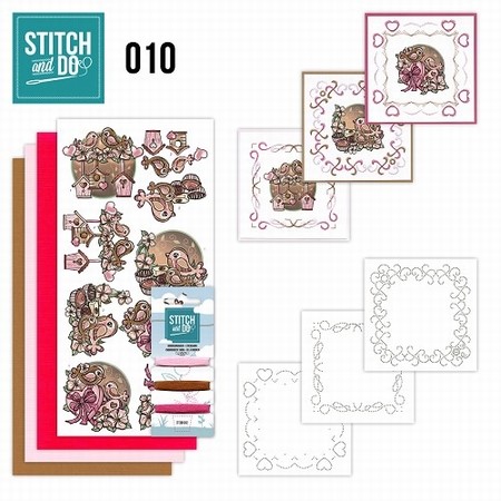 Stitch and Do borduursetje STDO010 Moederdag/Vogeltjes