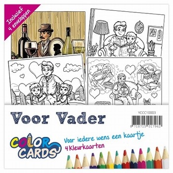 Yvonne Color Cards 3 Creations YCCC10003 Voor Vader