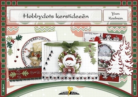 Hobbydols 149 Hobbydots kerstideeën + 10 hobbydots stickers