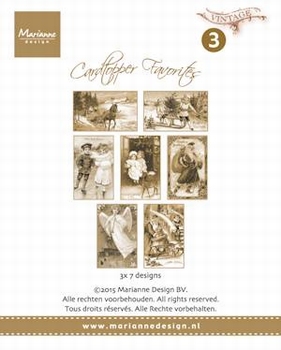 MD Card toppers sepia favourites CT1503 Vintage