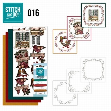 Stitch and Do borduursetje STDO016 Brocante kerst