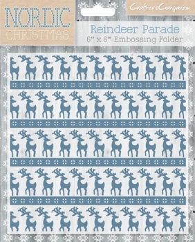 Nordic Christmas Folder Reindeer Parade