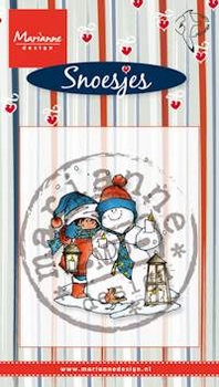 MD clear stamps Hetty's Snoesjes HM9473 Snoes & snowman