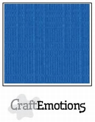 CraftEmotions 4-kant linnenkarton 1075 signaalblauw