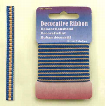 Hobby & Crafting Fun Decoratie Lint 12101-0123 Multi Jeans