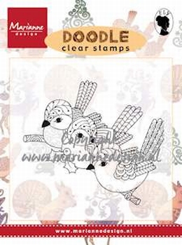 MD clear stamps Doodle EWS 2213 Birds