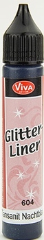 Viva Glitter Liner 604 Tansanit Blauw