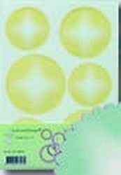 LeCreaDesign Spirella wieletjes met verlooptinten geel