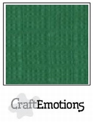 CraftEmotions 4-kant linnenkarton 1025 loofgroen