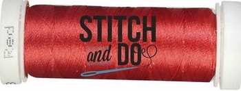 Stitch & Do 200 m Linnen SDCD13 Rood