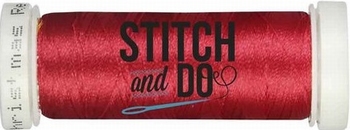 Stitch & Do 200 m Linnen SDCD34 Kerst rood